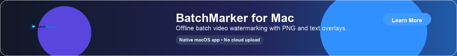 BatchMarker for Mac banner