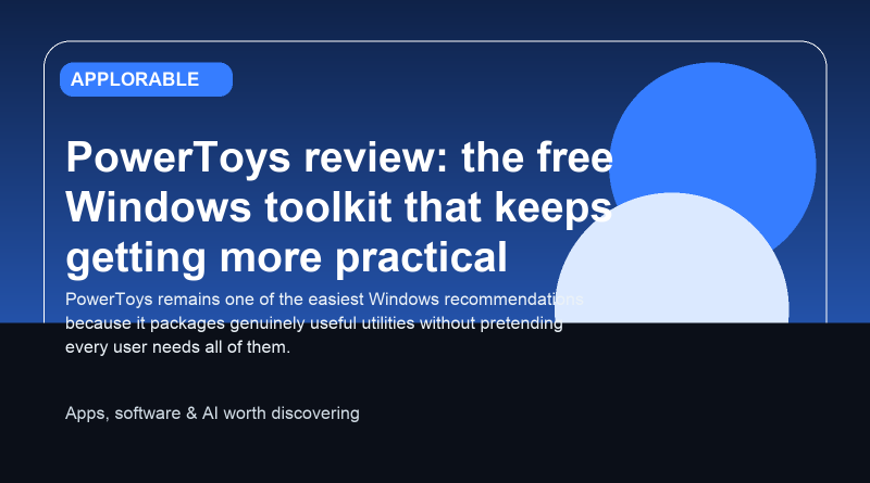Editorial illustration for Microsoft PowerToys review