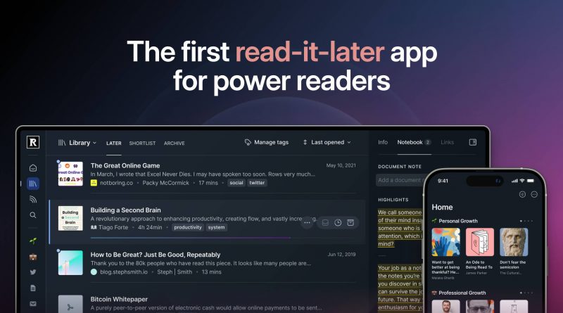 Readwise Reader product artwork