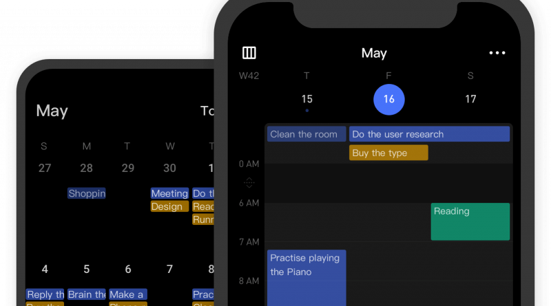 TickTick Premium calendar interface